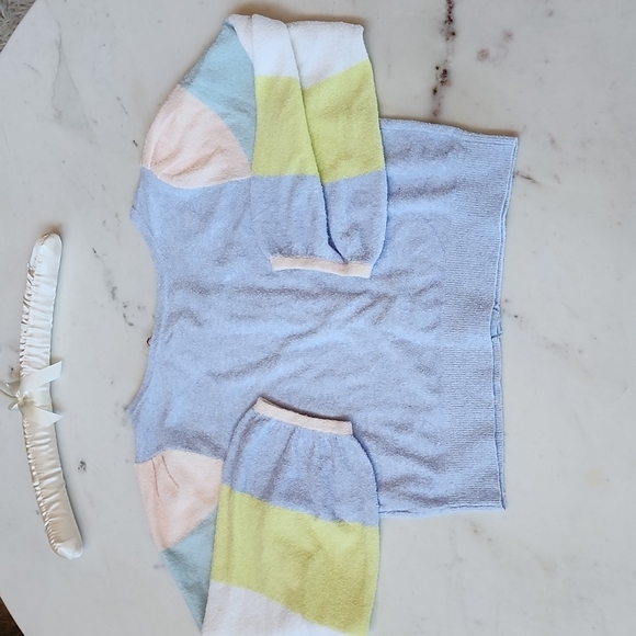 NWT LoveShackFancy Aidyn Crop Cardigan in pastel rainbow size medium - Picture 13 of 17